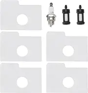 [SING F LTD] A Set of 8 Air Filters Plugs Filters Replacement Parts 1130 124 0800 0000-350-3500 Compatible with Stihl MS 170 MS 180 MS 180 C 017 018