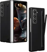 for Samsung Galaxy Z Fold 6 Case with S Pen Holder, Case with Pen Stylus & Built-in Screen Protector, Military Grade Shock Resistance for Samsung Galaxy Z Fold6 5G (Classic Black)