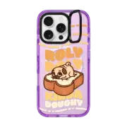 iPhone 16 Pro Impact Ring Stand Case MagSafe Compatible Puglie Pug Roly Poly Kinda Doughy