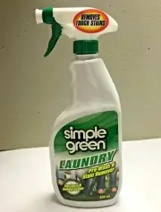 LAUNDRY PRE WASH & STAIN REMOVER SIMPLY GREEN 650ml SPRAY BOTTLE MADE IN USA