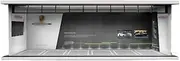 Alloy Car Model Toy Display Stand for Po&rs&ch&e 1:64 Simulation Alloy car Model Toy Garage st&or&ag&e dustproof lamp Light Ornaments Parking lot Model Scene Car Garage Protection Collectibles
