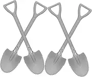 BESTOYARD Vintage Style Stainless Steel Scrapers 4pcs Fruit Spoons Set Grapefruit Spoon Watermelon Scooper Slicer