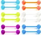Nipple Rings Tongue Rings 14 Gauge Surgical Steel Nipple Piercing Nipple Bar Ton