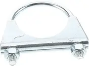 U Bolt Exhaust Clamp Durable U Bolt Pipe Clamp for Quick Installation of Exhaust Water Pipes Multifunctional Automotive Accessory for Secure Fastening