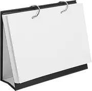 HOODANCOS Hand Painted Calendar Desk A5 Flip Calendar Blank Paper Diy for Planning