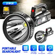 Portable Handheld Flashlight Rechargeable Spotlight Super Bright Led Searchlight