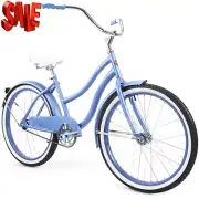 24" Huffy Cranbrook Cruiser Bike, Ages 12+ Years, Periwinkle