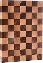 Kitchen Cutting Board Rectangular Wooden Cutting Board, Spliced ​​Checkerboard Pattern Cutting Board for Home Cutting Boards