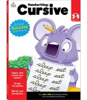Carson Dellosa Cursive Activity Workbook Grades 3-5—Strokes, Upper and