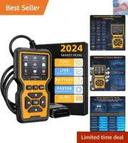 Professional Scanner Diagnostic Tool, Enhanced Check Engine Code Reader with ...