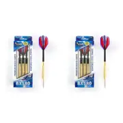 24pc Formula Sports BX180 Premium 21g Brass Barrel Darts Tempered Steel Tip