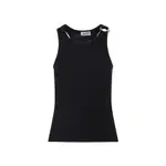[Jean Paul Gaultier] Jean Paul Gaultier-Black Piercing Detail Cotton Top-Donna M STAND