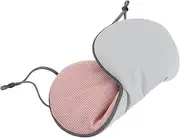 IWOWHERO Double Sided Silk Sleeping Eye Mask Comfortable Eyeshade for Travel Relaxation Sleep Grey Design Durable Light Blocking present for Friends Family
