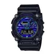 Casio Men's Watch Virtual Blue World Timer Analog Digital Dial Strap GA900VB-1A