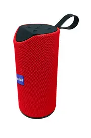 Laser Barrell Bluetooth Splashproof Speaker Red