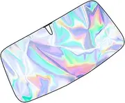 Car Windshield Sun Shade Reflective Visor Curtain Blocks Sunlight Reduces for All Vehicles Easy Installation Car Window Blinds