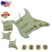 Prewired Mint Green Pickguard with Wilkinson Pickups for Stratocaster