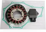 Magneto Stator+Voltage Rectifier+Gasket Compatible With VT750 C C2 Shadow ACE 1997-2000 31120-MBA-004 31600-MV4-010 Motor
