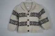 OLD NAVY Boy's Cotton Light Weight Cardigan Sweater size 12-18M New