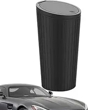 Mini Trash Can for Car | Mini Garbage Bin with Lid Auto Garbage Container,Portable and Fashionable Auto Garbage Container Sturdy Trash Can for Bedside and Home Desk