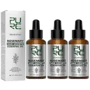 3x Rosemary Hair Care Essential Oil Anti-frizz Growth Hairs Smooth Serum Hair Oil Anti Hairs Loss New Treatments Hair Beauty