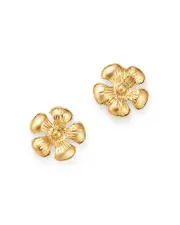 Moon & Meadow Daisy Stud Earrings in 14K Yellow Gold