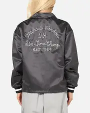 [JORDAN] Jordan Women's Coaches Jacket Black/sail - Size M M Black/Sail