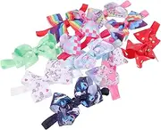 [CIMAXIC] 10pcs Hair Bow Girl Bow Hair Band Kid Hair Accessories Rutic Hair Hoop Bowknot Head Scarf Adorable Headwraps Bow-knot Headwear Boho Headwear Bow Threaded Band