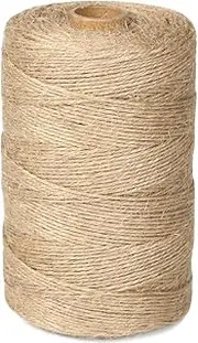 PerkHomy Natural Jute Twine 600 Feet Long Twine String for Crafts Gift Wrapping Packing Gardening Wedding Decor (Brown 2mm * 600feet) (1100)
