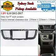 For 9 Nine Inch Screen Fascia facia Fits LDV G10 2012-2017