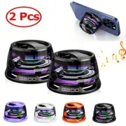 2pcMagnetic Portable Bluetooth Speaker G200 Mini Sound 5.3Bluetooth Phone Holder