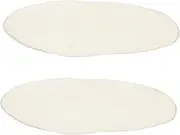 BESTonZON 2pcs Goat Skin Drum Heads for Percussion Instruments Replacement for Traditional Drums with Soft Skin and Performance
