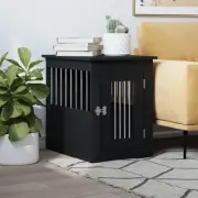 Dog Crate Furniture Black 45x62x59 cm Pet Bed Indoor Storage Stylish Desig 38310