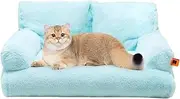 Cat Bed Couch - Washable Pet Sofa Warm Cat Bed,Removable Pet Bed Plush Puppy Bed Small Dog Sofa for Pet Supplies Small Medium Dogs Cats