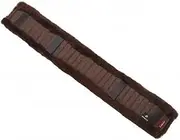 LeMieux Lambswool Girth Cover - Brown Wool/Brown Fabric, 90 x 12 cm