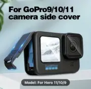 Replacement Side Door For GoPro Hero 11/10/9 Black Removable Battery Cover