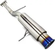 Car muffler Compatible For Mazda 2 1.5L 2007-2012 performance exhaust Tip electric valve