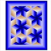 PHENOMENA - 83.5" x 64" - 11 colours - Pre-cut Quilt Kit by Quilt-Addicts`