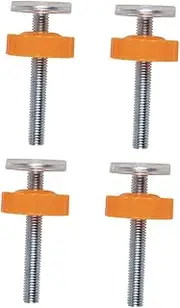 SUPVOX 4Pcs Adjustable Gate Spindle Rods for Safety Gates Pet Barriers Durable Screw Bolts for Secure Attachment to Railings Balustrades Construction