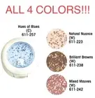 x4 Avon COLOR CONFETTI EYESHADOW Natural Nuance - Browns - Mixed Mauves & Blues