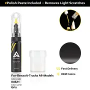 Touch Up Paint For Renault Trucks All Models 04621 Gris With Polish Paste