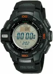 Casio ProTrek PRG270-1CR Solar Triple Sensor Watch - Black/Grey