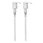 Universal Shampoo Conditioner Pump for Bottle 1 L/33.8 oz. Piece 2 White