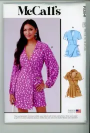 McCALL'S #R12041 SEW PATTERN SIZE R5(14-22) MISSES ROMPER