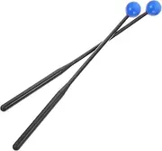 Kisangel 2Pcs Drum Sticks with Rubber Handle for Tongue Drum Marimba Lightweight Durable Percussion Instrument Mallets for Music Practice and