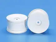 NEW Tamiya 51581 RC Buggy White Rear Dish Wheels Hex Hub (2) FREE US SHIP