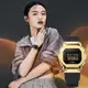 CASIO 卡西歐 G-SHOCK x ITZY 彩領配戴款 極簡奢華 金屬色電子錶-黑X金 GM-S5600GB-1