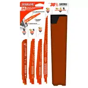 Diablo BI-METAL RECIPROCATING SAW BLADE SET 14Pcs Nail-Embedded Wood & Metal