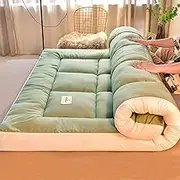Japanese Floor Mattress,Japanese Thicken Futon Mattress Breathable Foldable Floor Bed Camping Mattress for Adults(150 * 200cm)