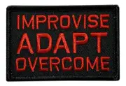 Improvise Adapt Overcome Patch [3.0 X 2.0 Hook Fastener - MM-2]